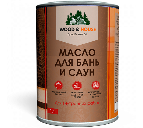 Приобрести МАСЛО ДЛЯ БАНЬ И САУН WOOD & HOUSE в Нефтеюганске, Ханты-Мансийский автономный округ — Югра