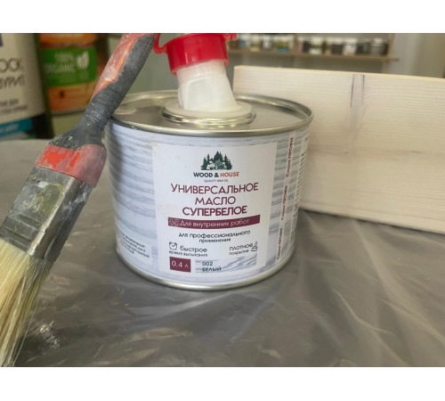 Заказать Универсальное масло СУПЕРБЕЛОЕ WOOD&HOUSE Серия ПРОФИ в Нефтеюганске, Ханты-Мансийский автономный округ — Югра